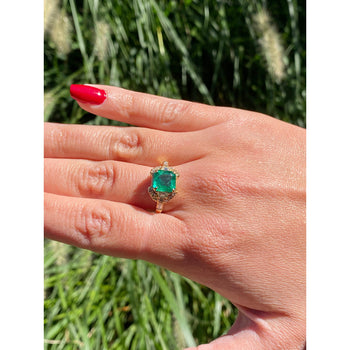 GRS Certified 2.09 Carat Natural Emerald Set in 18k Solid Gold Ring – Assay Jewelers