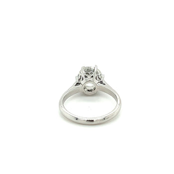 IGI Cert. 2.08 Carat Lab Grown Old European Cut Diamond Vintage 6-Prong Engagement Ring – Assay Jewelers