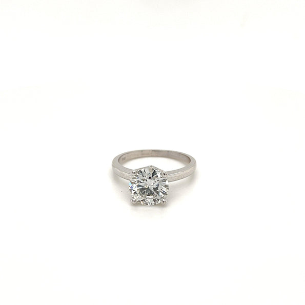 Bague en diamant de laboratoire rond 1,80 carat G/VS2 certifiée IGI