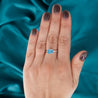 IGI Certified 2.08 Carat Vivid Blue Lab Grown Diamond Engagement Ring