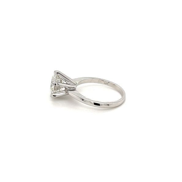 Bague 6 griffes en diamant de laboratoire rond 2,26 ct G/VS2 certifiée IGI