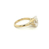 IGI Certified 3.52 Carat Oval G/VS1 Lab Grown Diamond in 14k Yellow Gold Solitaire Ring