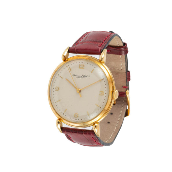 IWC Schaffhausen Manual 36mm 18K Gold Vintage Watch Circa 1940s