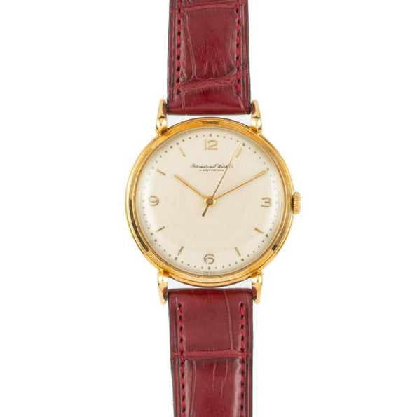 IWC Schaffhausen Manual 36mm 18K Gold Vintage Watch Circa 1940s