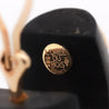 L'OREE DU BOIS Ebony Wood Coral Amethyst 18K Gold Designer Clip On Earrings