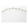 Natural 0.72 Carat Emerald & 2.08 Carat Diamond Charm Bracelet in 18K Gold