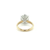 Natural 3.51 Carat Round Cut Diamond Solitaire Engagement Ring