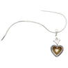 Natural GIA Certified 2.02 Carat Fancy Yellow Diamond Heart Platinum Necklace