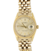 Vintage Rolex Datejust 1601 14K Yellow Gold Pie Pan Dial Jubilee Bracelet Watch