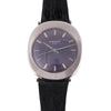 Patek Philippe "Jumbo UFO" Automatic Steel Purple 35mm Dial Leather Strap Watch