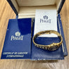 Piaget Tanagra Lapis Lazuli Diamond 18K Gold Bracelet Vintage Watch Full Set