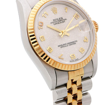 Rolex Datejust 68273 Two-Tone Jubilee Dial Fluted Bezel 31mm Watch 1998 Full Set – Assay Jewelers