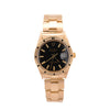 Rolex OP Date 1501 34mm 18K Gold Black Gloss Dial Watch