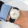 Rolex Oyster Date 15200 Automatic Watch Stainless Steel Silver Dial Strap