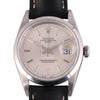 Rolex Oyster Date 15200 Automatic Watch Stainless Steel Silver Dial Strap