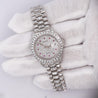 Rolex Platinum DateJust Presidential Watch 15 Carat Diamond 26mm