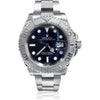 Rolex Yacht-Master 40mm blaue Zifferblatt Platinlünette mit Oyster-Band