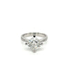 Tilted Square Frame 3.13CT Cushion Cut Lab Grown Diamond Ring