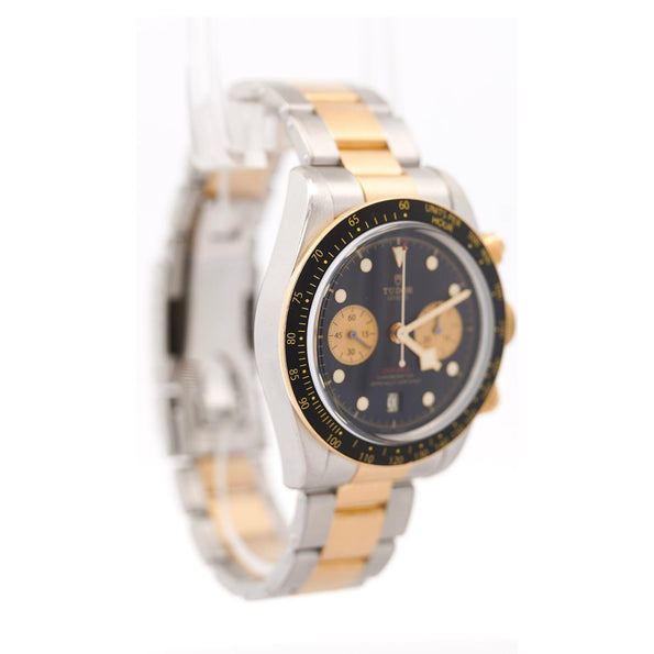 Tudor Black Bay Chrono S&G 79363N 41mm Black Dial Two Tone Watch Full Set