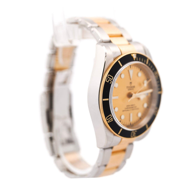 Tudor Black Bay S&G Two-Tone Champagne Dial Automatic Diver Watch Full Set
