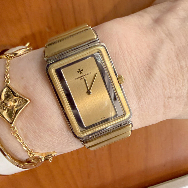Vacheron Constantin Harmony 18K Gold Steel Two-Tone Champagne Dial Vintage Watch