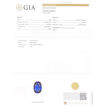 Van Cleef and Arpels Ceylon Blue Sapphire and Diamond Pendant Necklace – Assay Jewelers