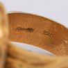 Vintage 22K Yellow Gold Alexander III the Great Antique Roman Coin Ring