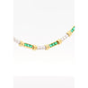 Vintage 4 Carat Channel Set Colombian Emerald & Diamond Chocker Necklace