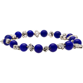 Bracelet Art déco des Anciens en lapis-lazuli et diamants en platine – Assay Jewelers