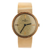 Vintage Baume Mercier 18K Yellow Gold Manual Wind Mesh Bracelet Watch