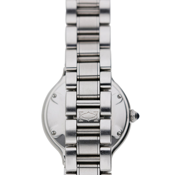 Vintage Cartier Must de Cartier 21 Ref 1340 28mm Steel Roman Bezel Quartz Watch
