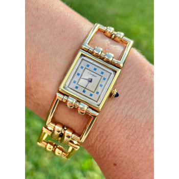 Vintage Cartier Square Link Watch in 14k gold - 21mm - Laides – Assay Jewelers