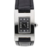 Vintage Chaumet Still de Chaumet Diamond Dial Steel Quartz Black Strap Watch