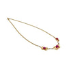 Vintage Retro Era 6.22 Carat Star-Ruby & Diamond Necklace with 14K Gold Carved Detailing