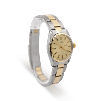 Vintage Rolex OP 6551 Two Tone Champagne Dial 31mm Watch – Assay Jewelers