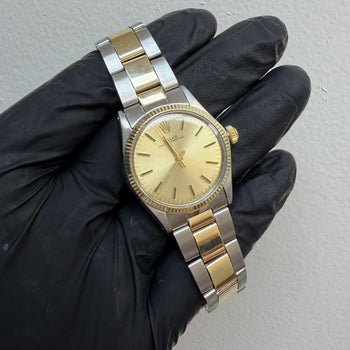 Vintage Rolex OP 6551 Two Tone Champagne Dial 31mm Watch – Assay Jewelers