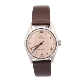 Vintage Rolex Oyster Royal 1960s 32mm Watch On Leather – Assay Jewelers