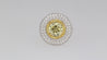 GIA Certified 3.3 Carat Fancy Intense Yellow Flawless Round Diamond Ring