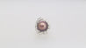 Black South Sea Pearl & Diamond 18K White Gold Floral Cluster Ring