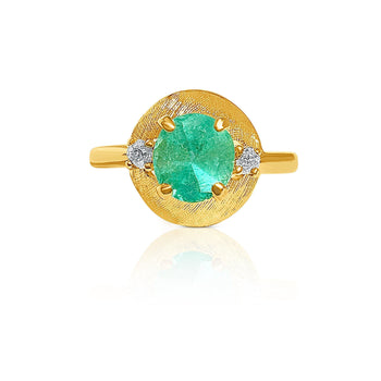 Ring con smeraldo colombiano taglio ovale – Assay Jewelers